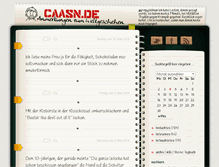 Tablet Screenshot of caasn.de